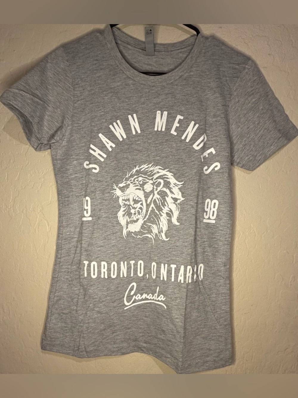 Shawn Mendes Toronto Canada Lion Graphic Tee Concert Pop Shirt Women’s Size M